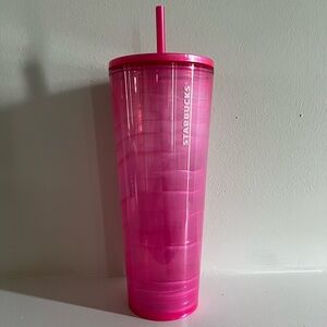 NWT Starbucks Pink 24oz
